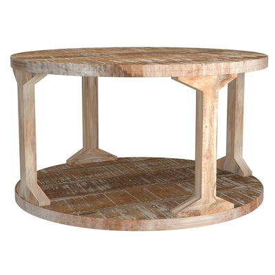 Table basse ronde Avni (Naturel vieilli)