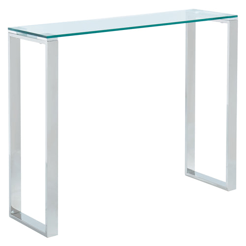 Zevon Console and Desk, 39.5″ (Silver)