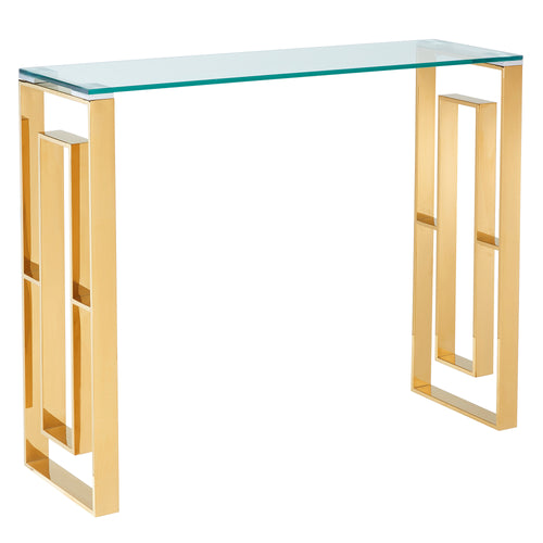 Eros Console and Desk, 39.5″ (Gold)