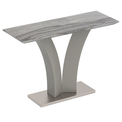 Table console Napoli, 43.5″ (Gris clair)