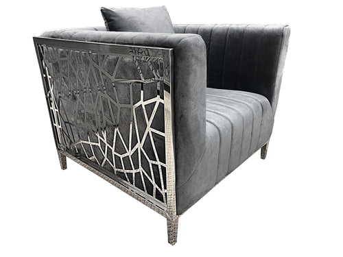 Angelina Chair Dark Grey