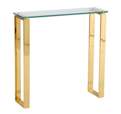 Delta Gold Console Table – Slim Size