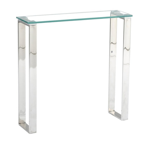 Delta Silver Console Table – Slim Size