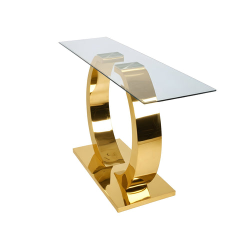 Logan Gold Console Table