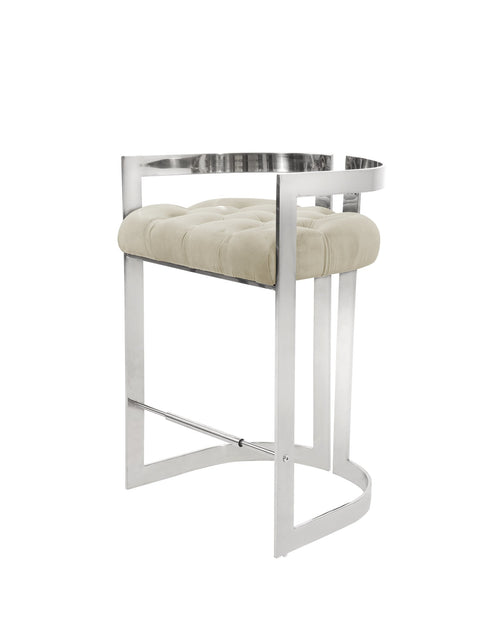 Lynda Pub Chair – Silver