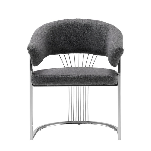 Moxie Accent Chair – Silver
