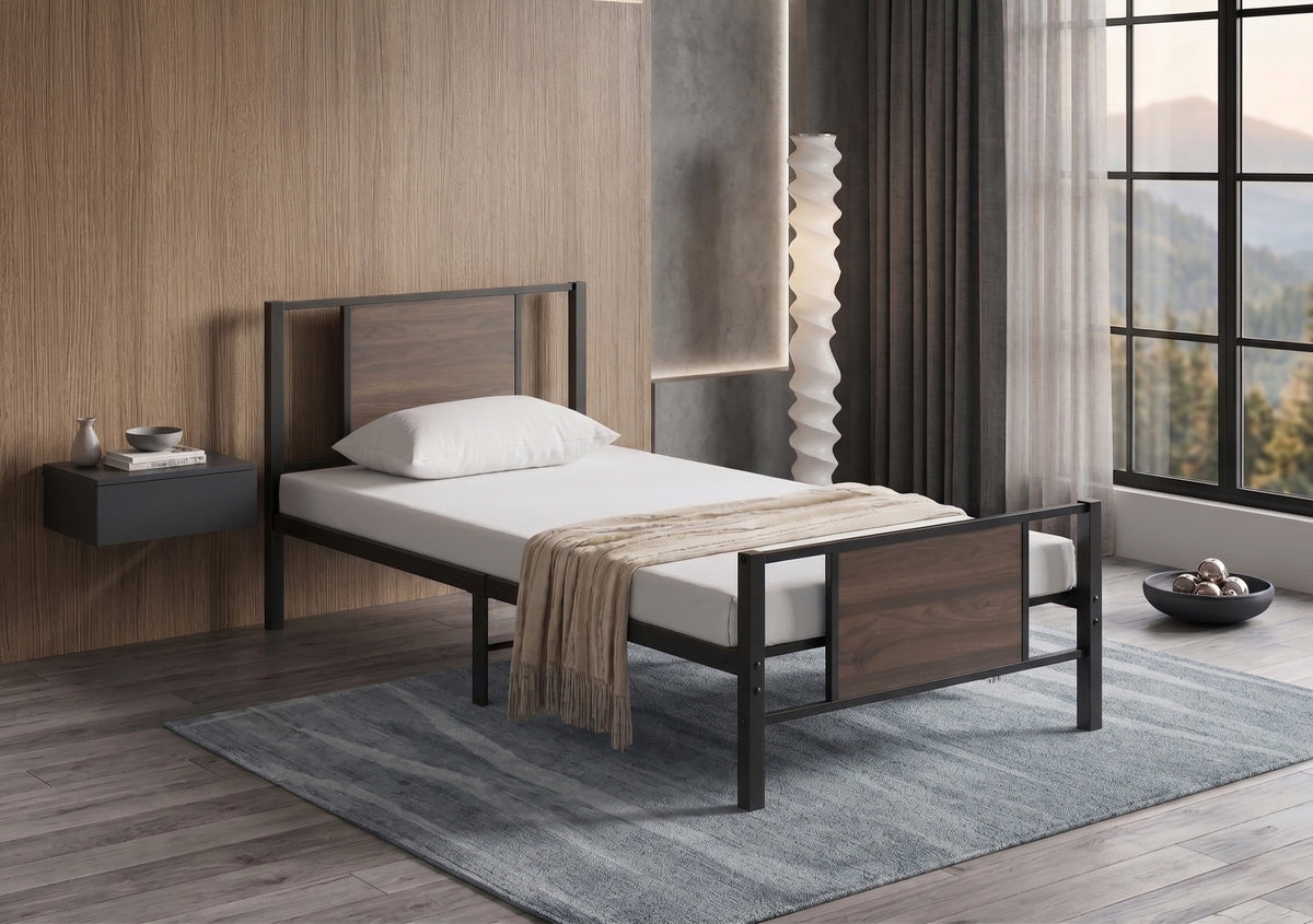 Lit IF 5275 + combo matelas Hybrid Ice (Double)