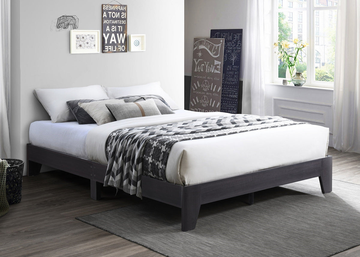 IF 5345 Platform Bed in espresso