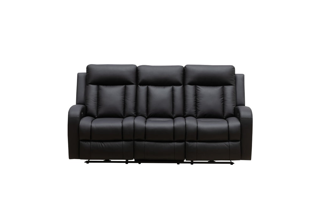Power Recliner Sofa (Black)