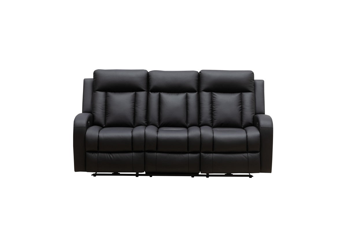 Power Recliner Sofa (Black)
