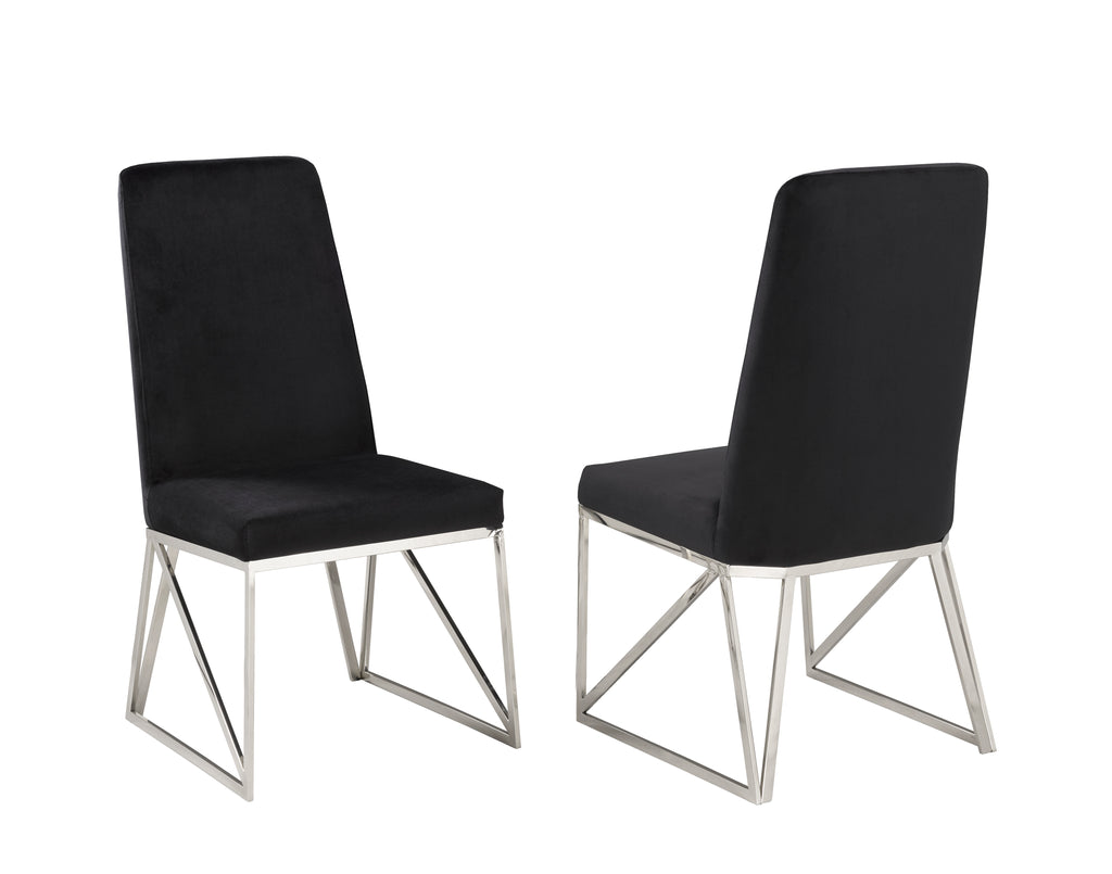 Ariela Dining Chair (Black) (Set of 2)