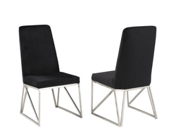 Ariela Dining Chair (Black) (Set of 2)
