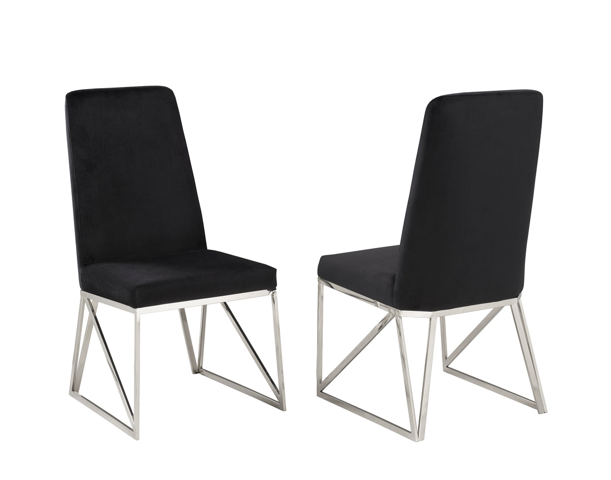 Ariela Dining Chair (Black) (Set of 2)