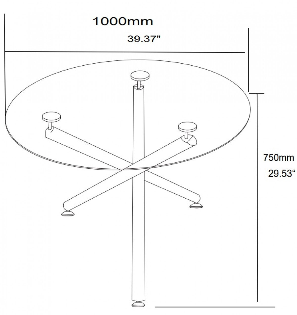 Dining Table (Gold) - SAN-001