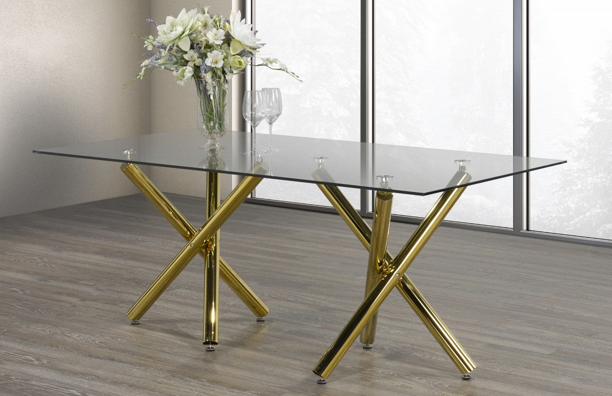 Dining Table (Gold) - DTZ02