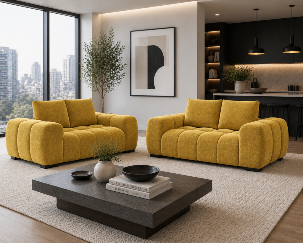 Love Seat (Yellow)