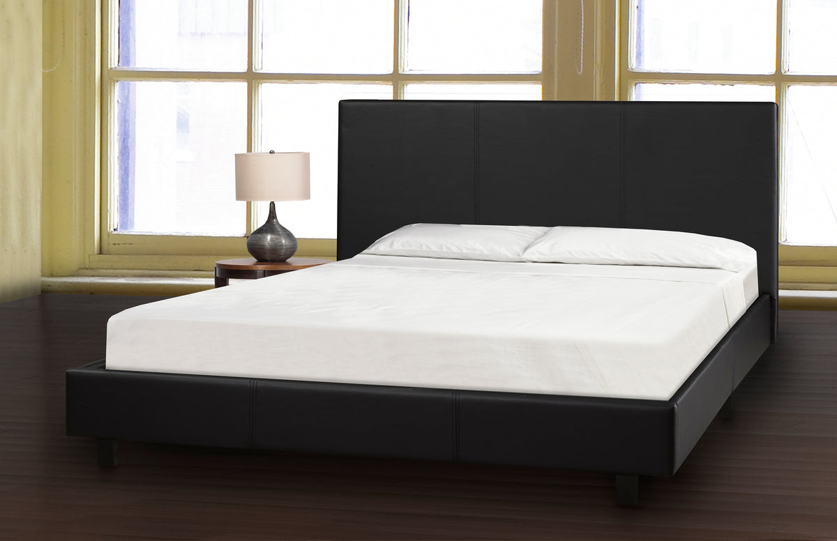 Queen Platform Bed (Black)