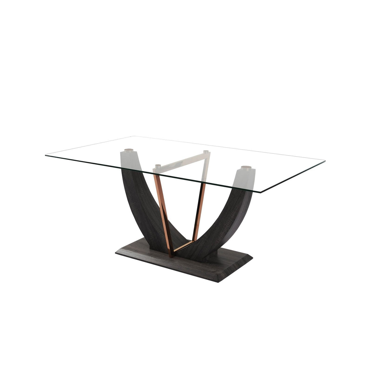 Norway Rectangular Dining Table – Rose Gold
