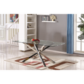 Lorenzo 80” Dining Table – Silver