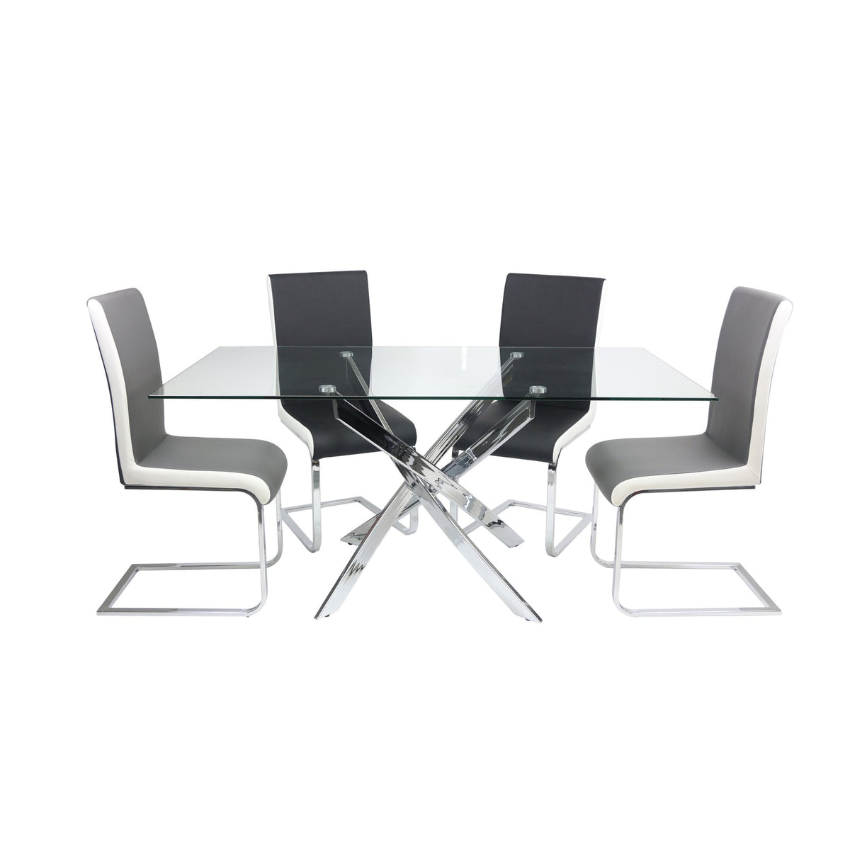 Genesis & Anne Contemporary Dining Set