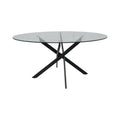 Genesis Oval Dining Table – Black