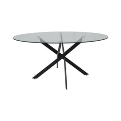 Genesis Oval Dining Table – Black