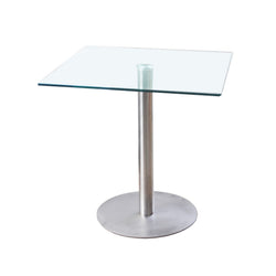 Hurricane Dining Table – Clear Glass