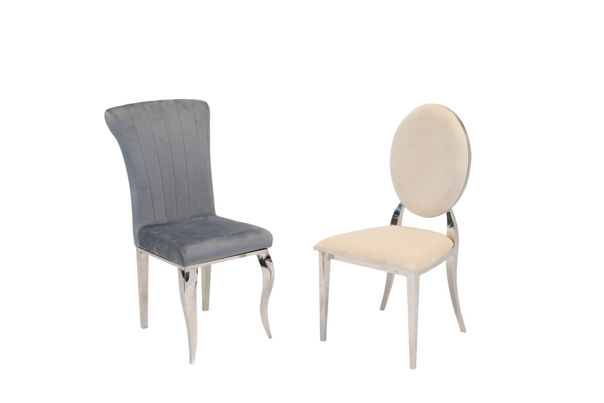 Zara Dining Chair – Silver