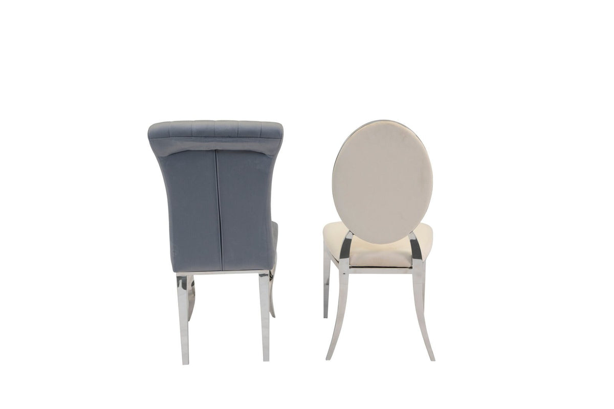 Zara Dining Chair – Silver
