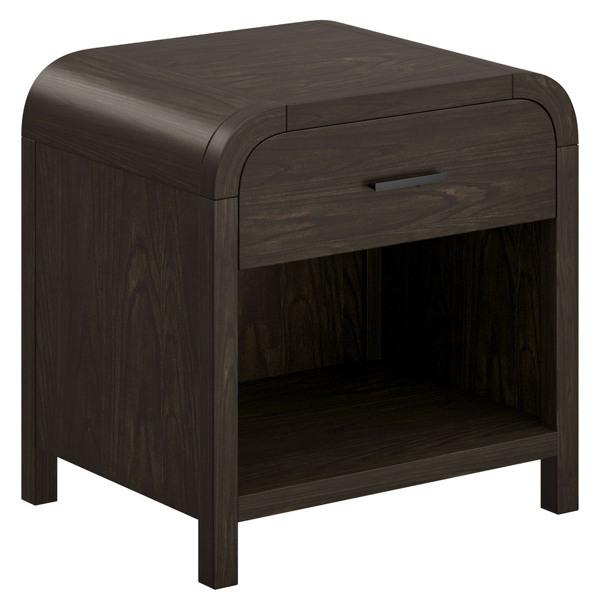 Bowman 1 Drawer Accent Table (Dark Walnut)
