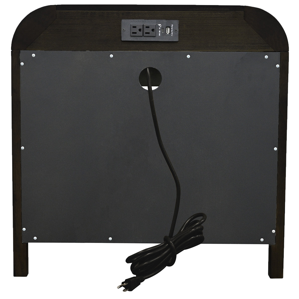 Bowman 1 Drawer Accent Table (Dark Walnut)
