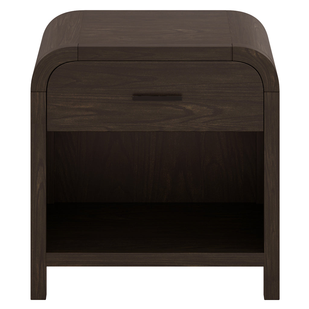 Bowman 1 Drawer Accent Table (Dark Walnut)