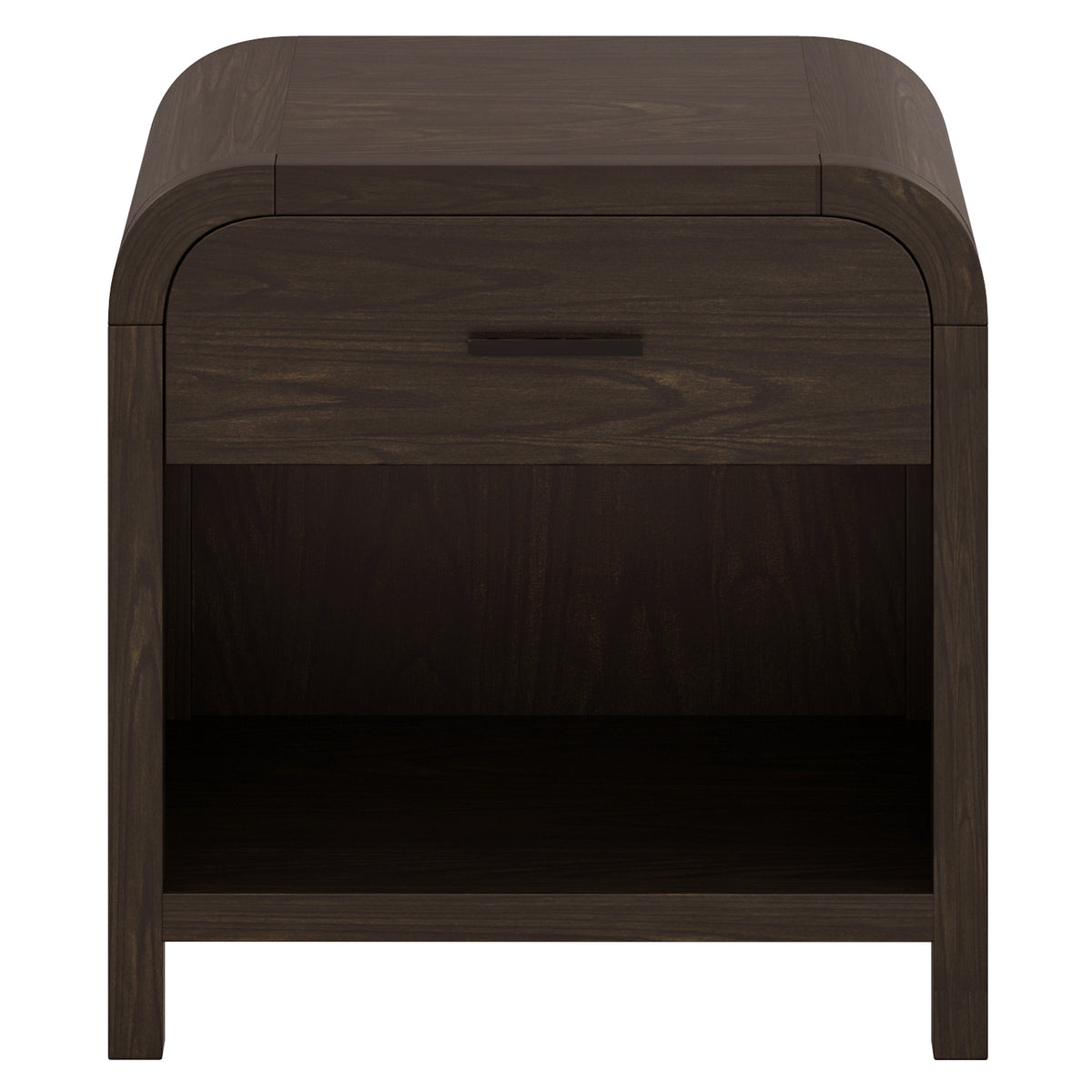 Bowman 1 Drawer Accent Table (Dark Walnut)