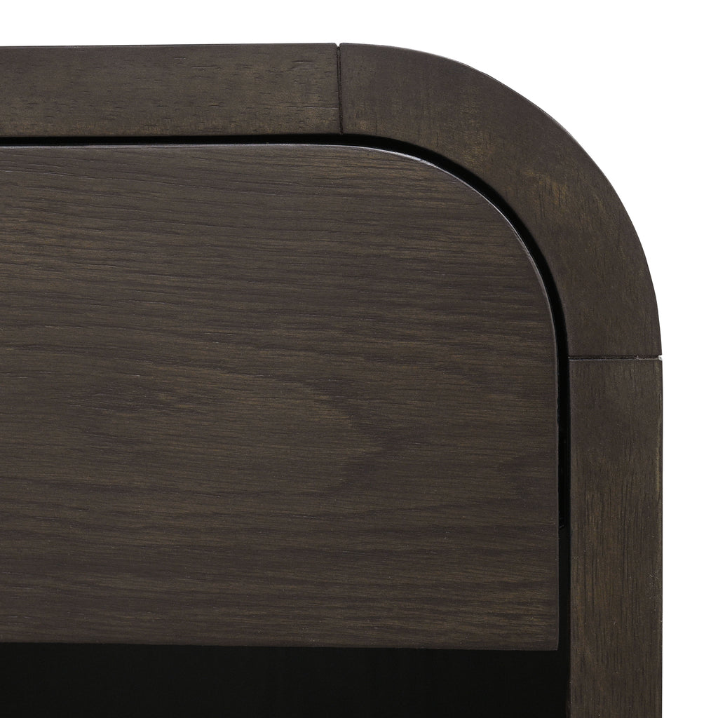 Bowman 1 Drawer Accent Table (Dark Walnut)