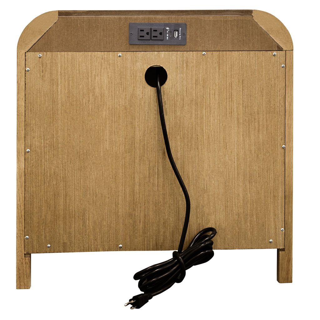 Bowman 1 Drawer Accent Table (Natural)