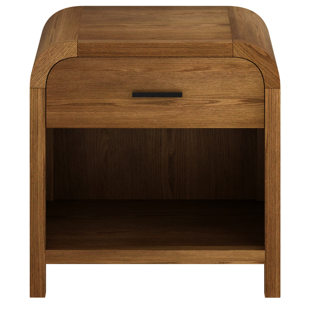 Bowman 1 Drawer Accent Table (Walnut)