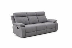 Elyse Recliner Sofa (Grey)