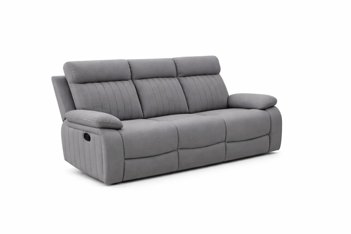 Elyse Recliner Sofa (Grey)