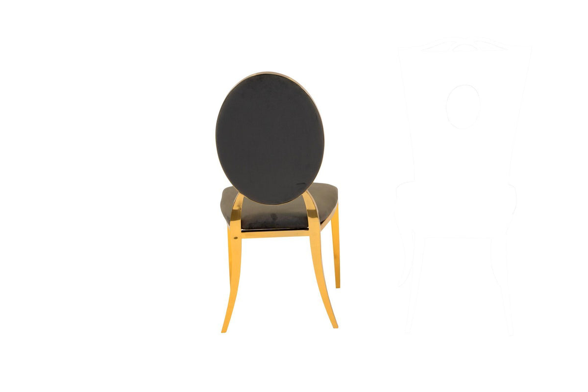 Zara Dining Chair – Gold