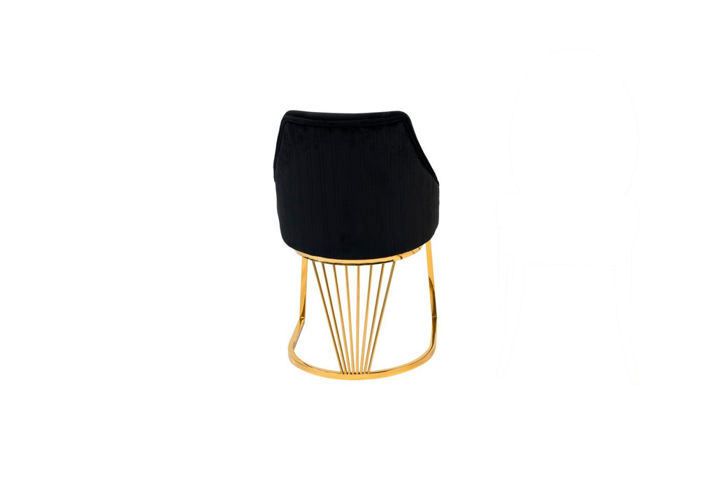 Xia Dining Chair – Gold