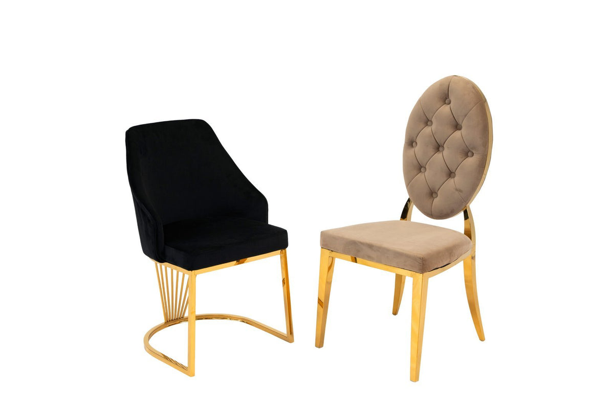 Juliet Dining Chair – Gold