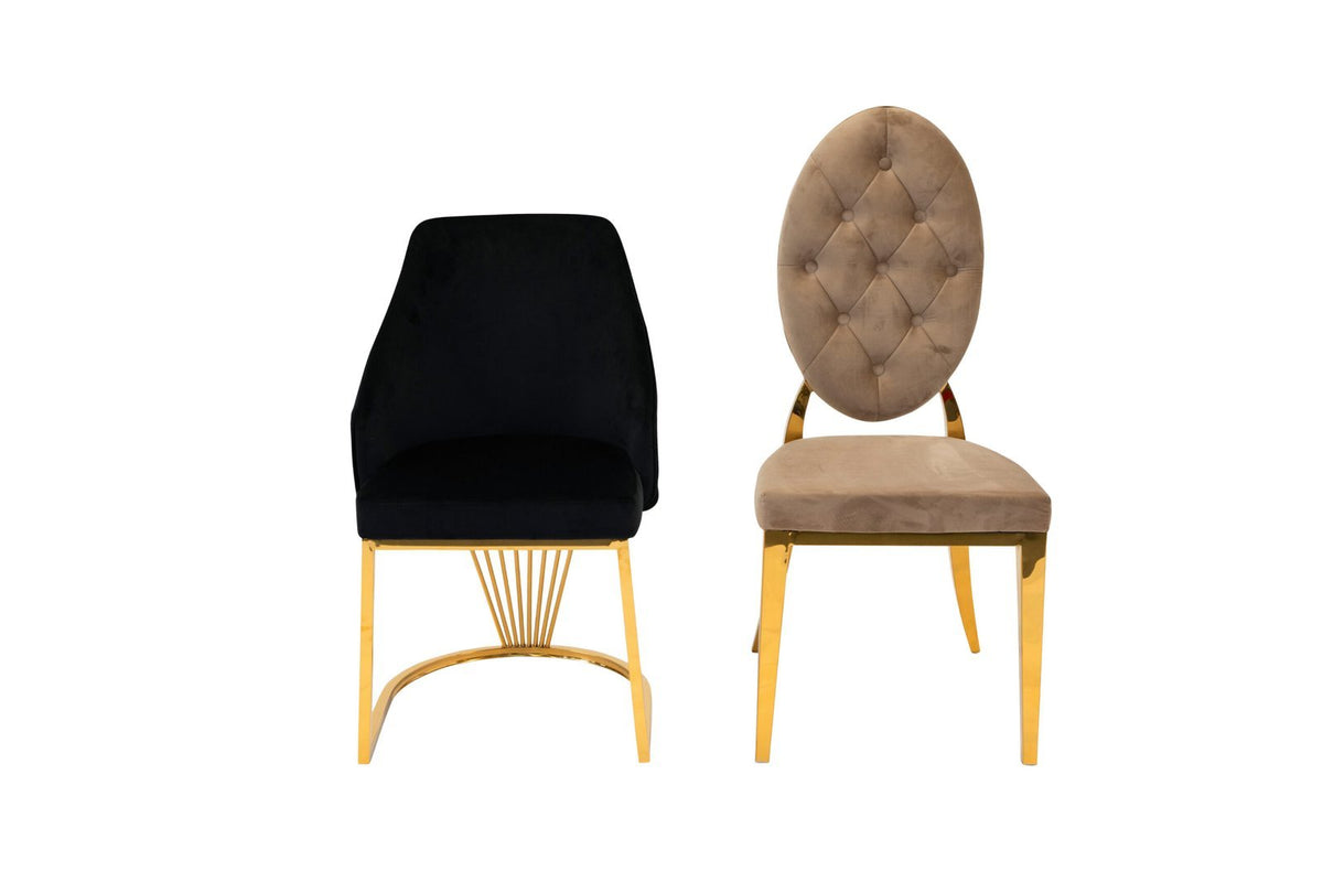 Juliet Dining Chair – Gold