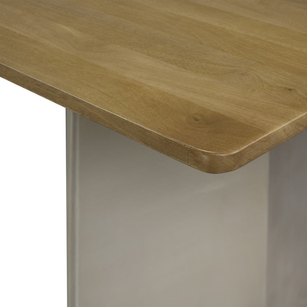 Dining Table (Oak/Matte Chrome)