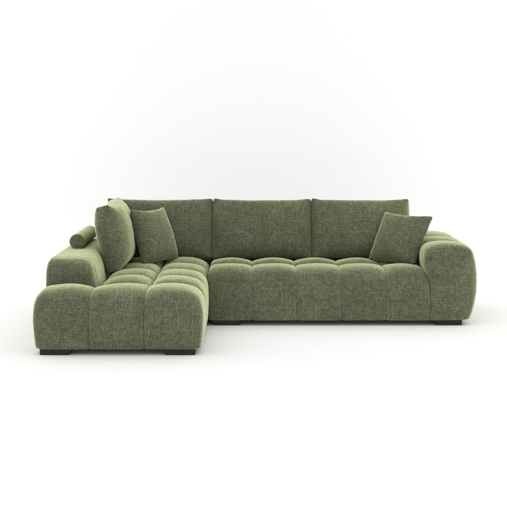 Zara LHF Sectional (Green)