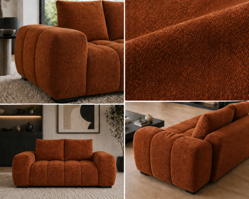 Love Seat (Rust)