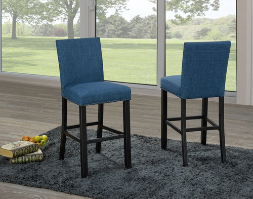 29'' Bar Stool (Blue) (Set of 2)