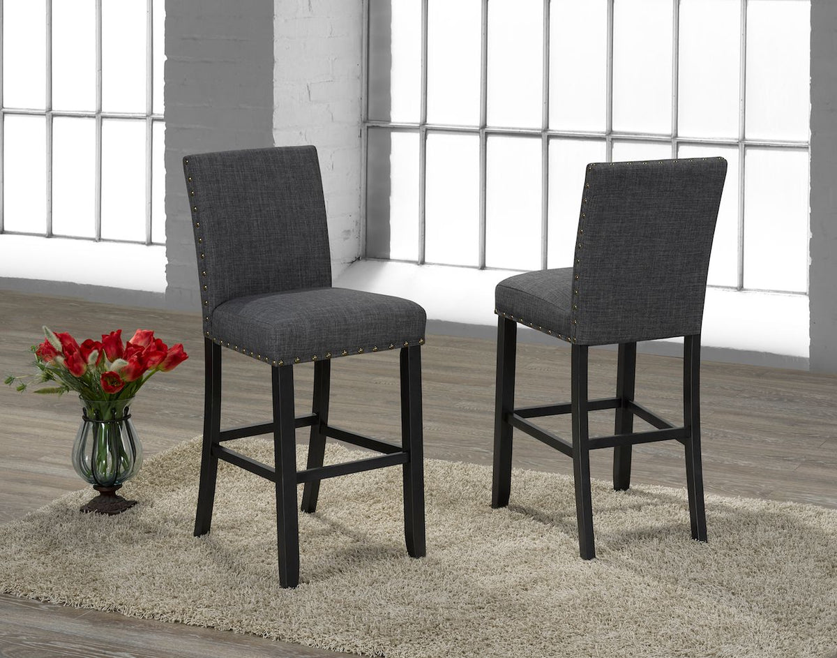 29'' Bar Stool (Grey) (Set of 2)