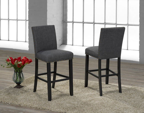 29'' Bar Stool (Grey) (Set of 2)