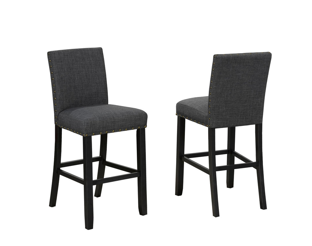29'' Bar Stool (Grey) (Set of 2)