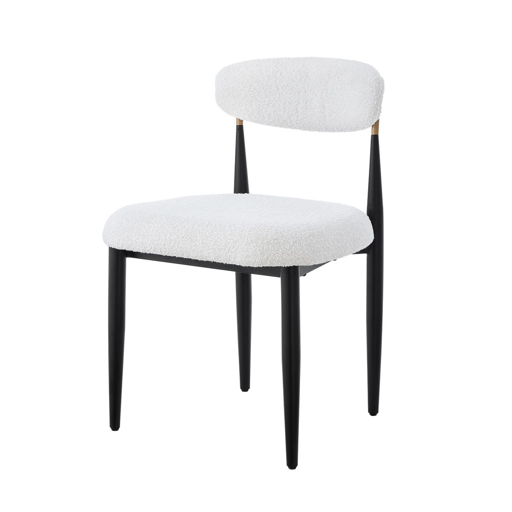 Kodi Dining Chair (White/Black) (Set of 2)